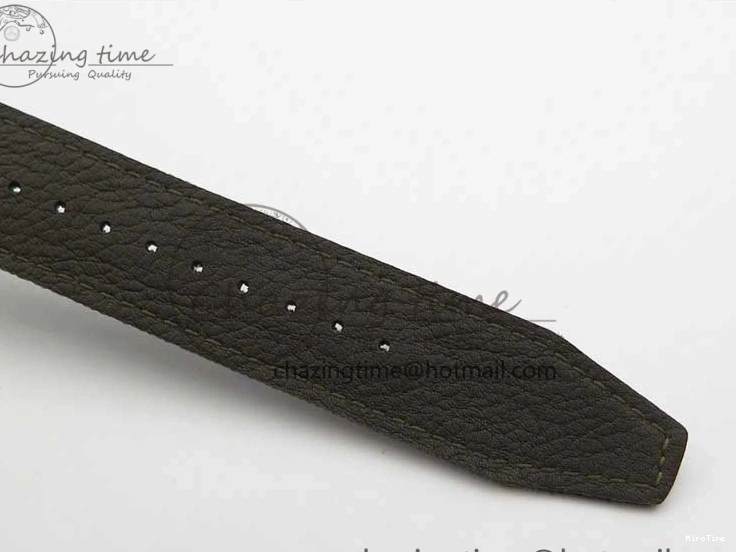 MIROTIME 0325 Fashionable Pilot IW326801 SS MK 1:1 Best Edition Black Dial on Green Nylon Strap MIYOTA 7122